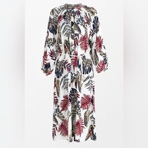 Floral Print Belted Dress